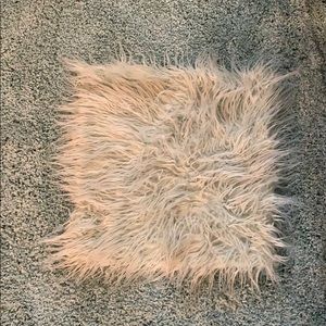 Fuzzy Square Pillow Covers